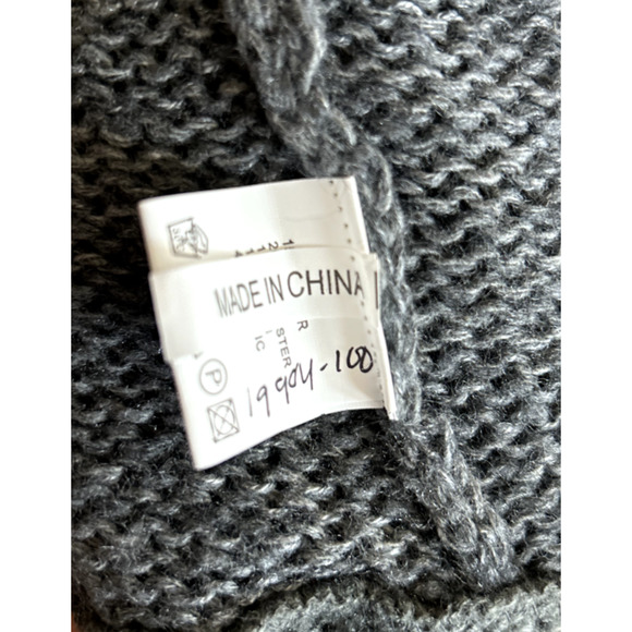 Forla Paris Womens Gray Mohair Blend Art to Wear Lagenlook Boucle Cardigan - Picture 12 of 14